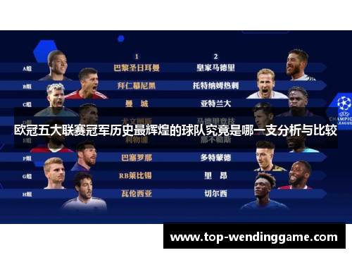 欧冠五大联赛冠军历史最辉煌的球队究竟是哪一支分析与比较