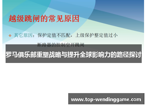 罗马俱乐部重塑战略与提升全球影响力的路径探讨