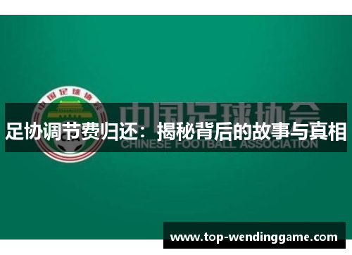 足协调节费归还：揭秘背后的故事与真相