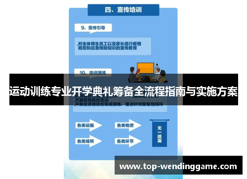 运动训练专业开学典礼筹备全流程指南与实施方案